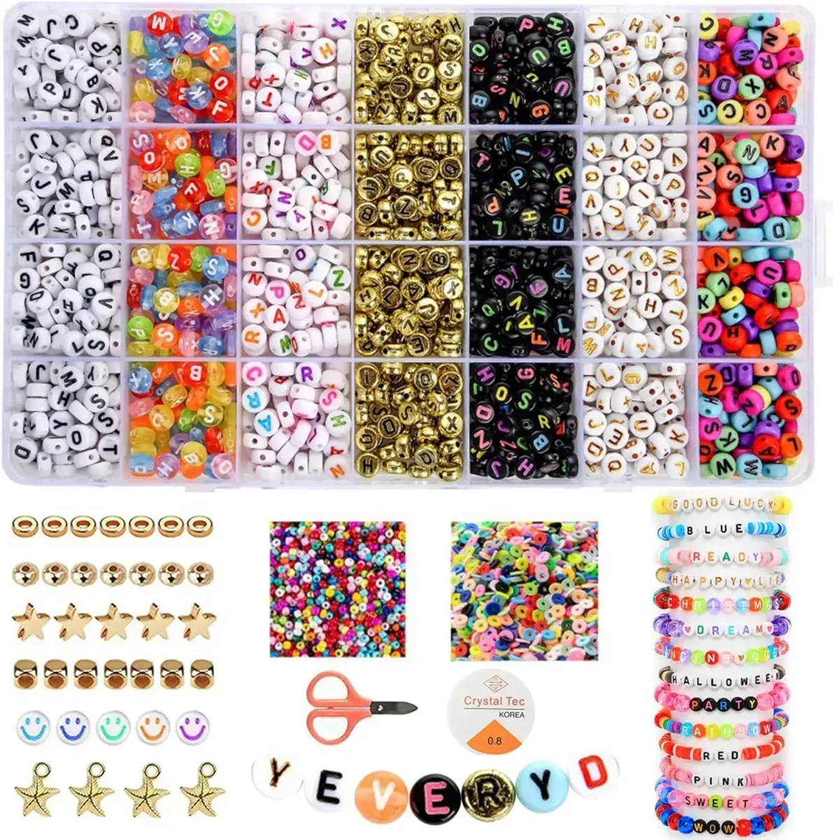 Kit de fabrication de bracelets 2600 Pcs - Boutique Bébé en Ligne : Soins, COOLMAKER Jouets et Articles Maison