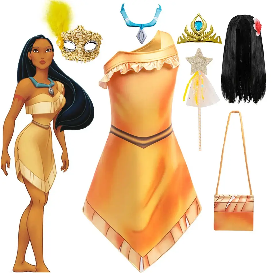 Robe Cosplay Princesse Pocahontas - Boutique Bébé en Ligne : Soins, Jouets et Articles Maison Magasin de jouets en ligne - Livraison sur toute la Tunisie -  ABRACADABRA-Achetez BABY CARE CENTRE DE SOINS 240300 chez ABRACADABRA à  399,000 DT