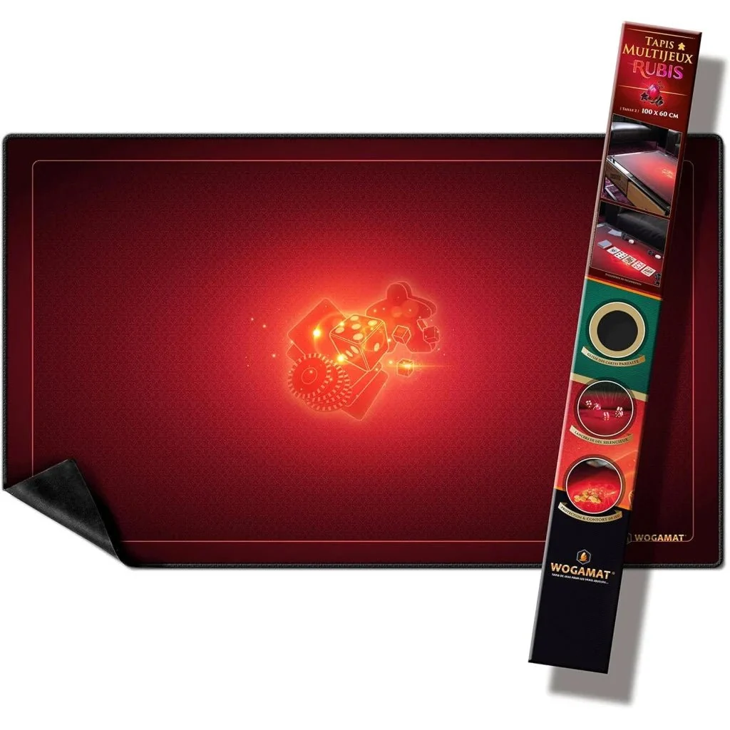 Tapis de jeu - Wogamat - Rubis (60 x 100 cm) - Saldi Cm Straordinari – Offerte Speciali Disponibili Adesso