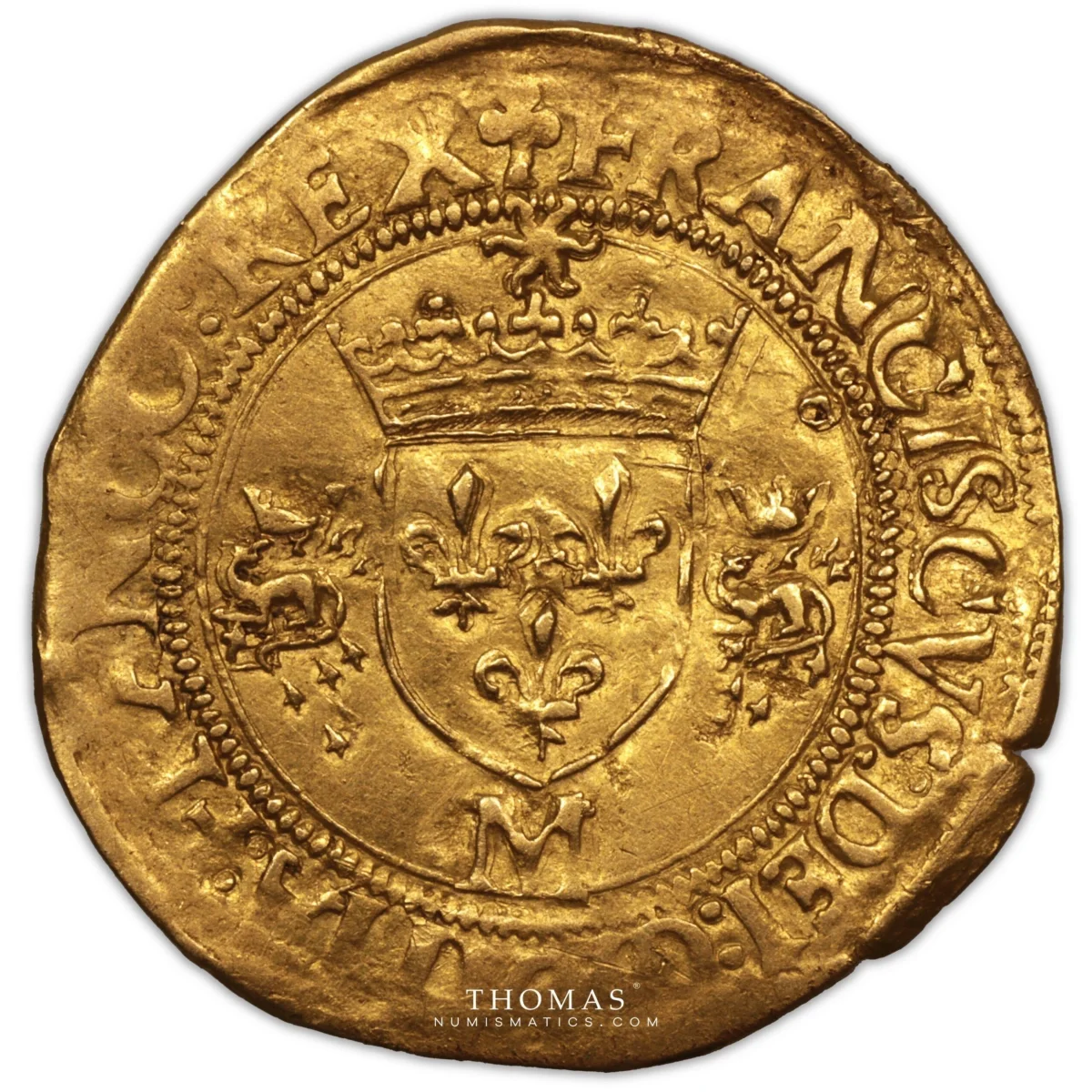 Monnaie France François Ecu d’or salamandres 1er type toulouse bourse Vins Rouges Harmonieux Occasion