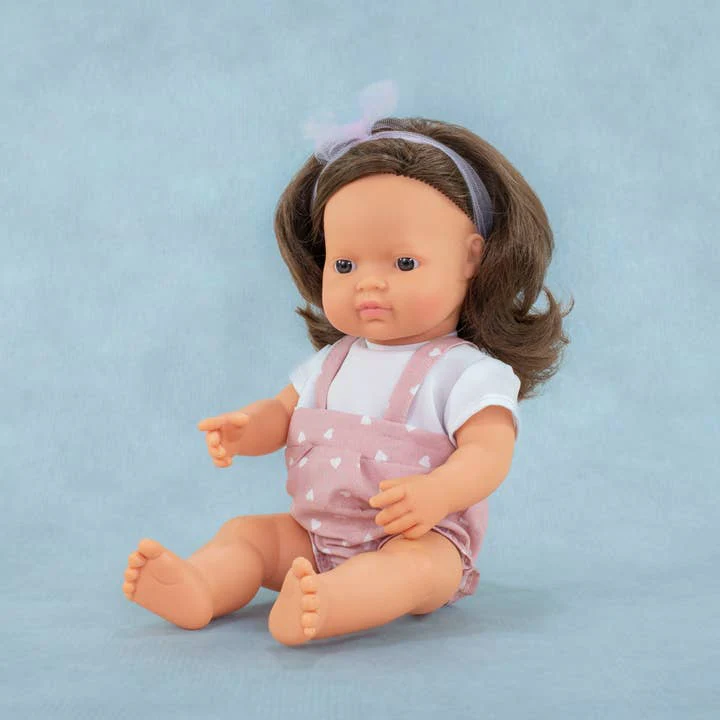 POUPÉE BÉBÉ FILLE 38 CM CHEVEUX BRUN « MES AMIES ET MOI » - Boutique Maman & Bébé – Produits Essentiels au Quotidien Bebeboutik - Poupée bébé réaliste MiMi 30 cm, parle et pleure - Kinderplay  (KP2006)