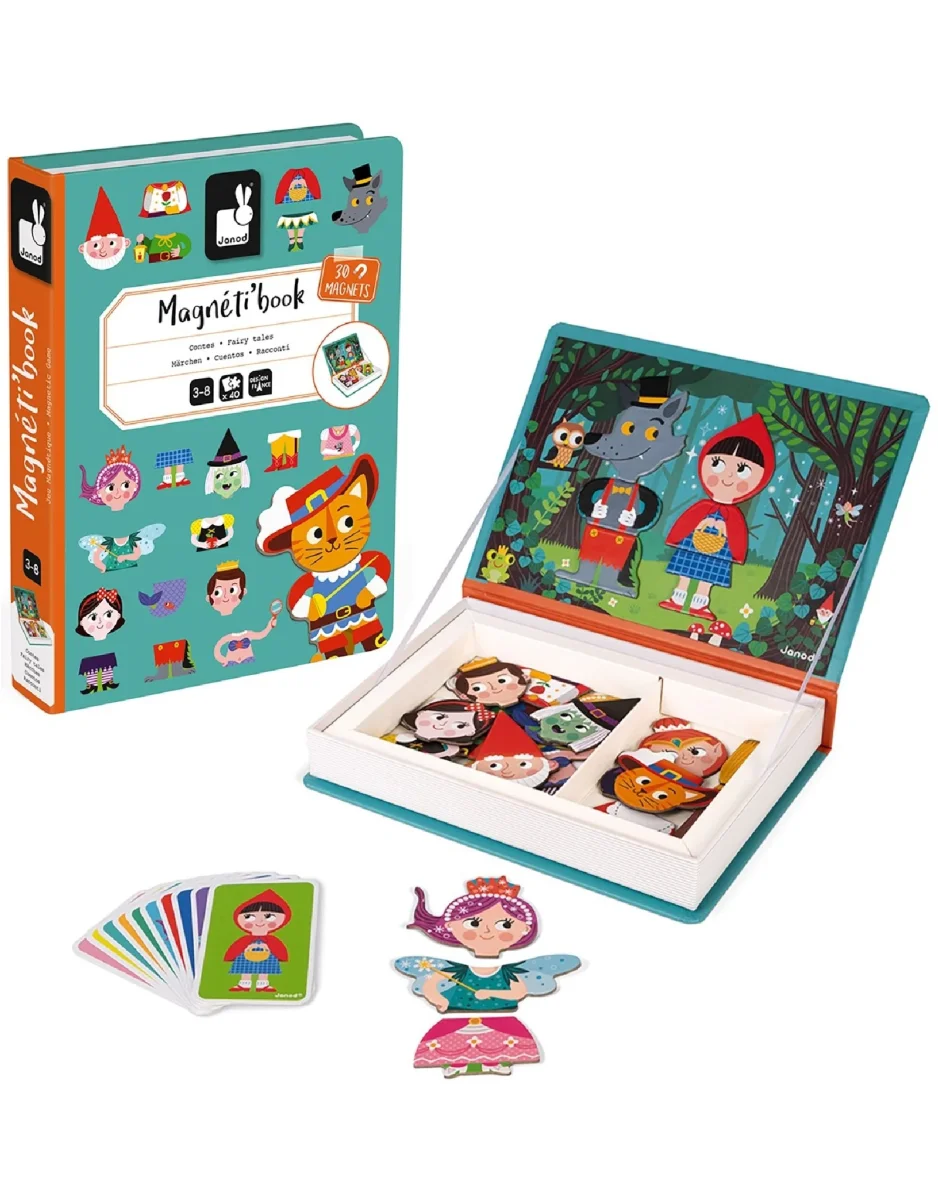 Jeu Magnéti'Book - Contes de fées - Janod - Boutique Maman & Bébé – Produits Essentiels au Quotidien Afufu Bébé Jouet Boîte à Mouchoirs, Jeux Sensoriels Livre Montessori  Interactive pour Bébés de 0-6-9-12 Mois, Boîtes de Tissu en Peluche Jeu  Éducatifs Précoces Cadeau pour Bebe