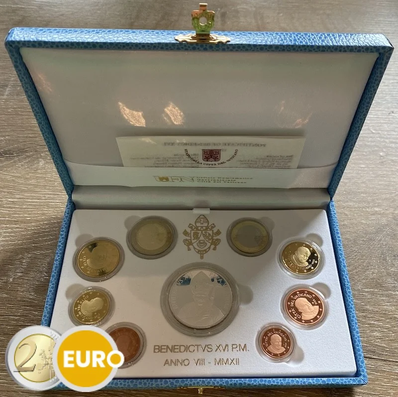 Euro set BE Proof Vaticaan 2012 + 20 euro zilver 10 jaar euro - Vins Rouges Harmonieux pour Chaque Occasion - champagne set be euro vin occasion