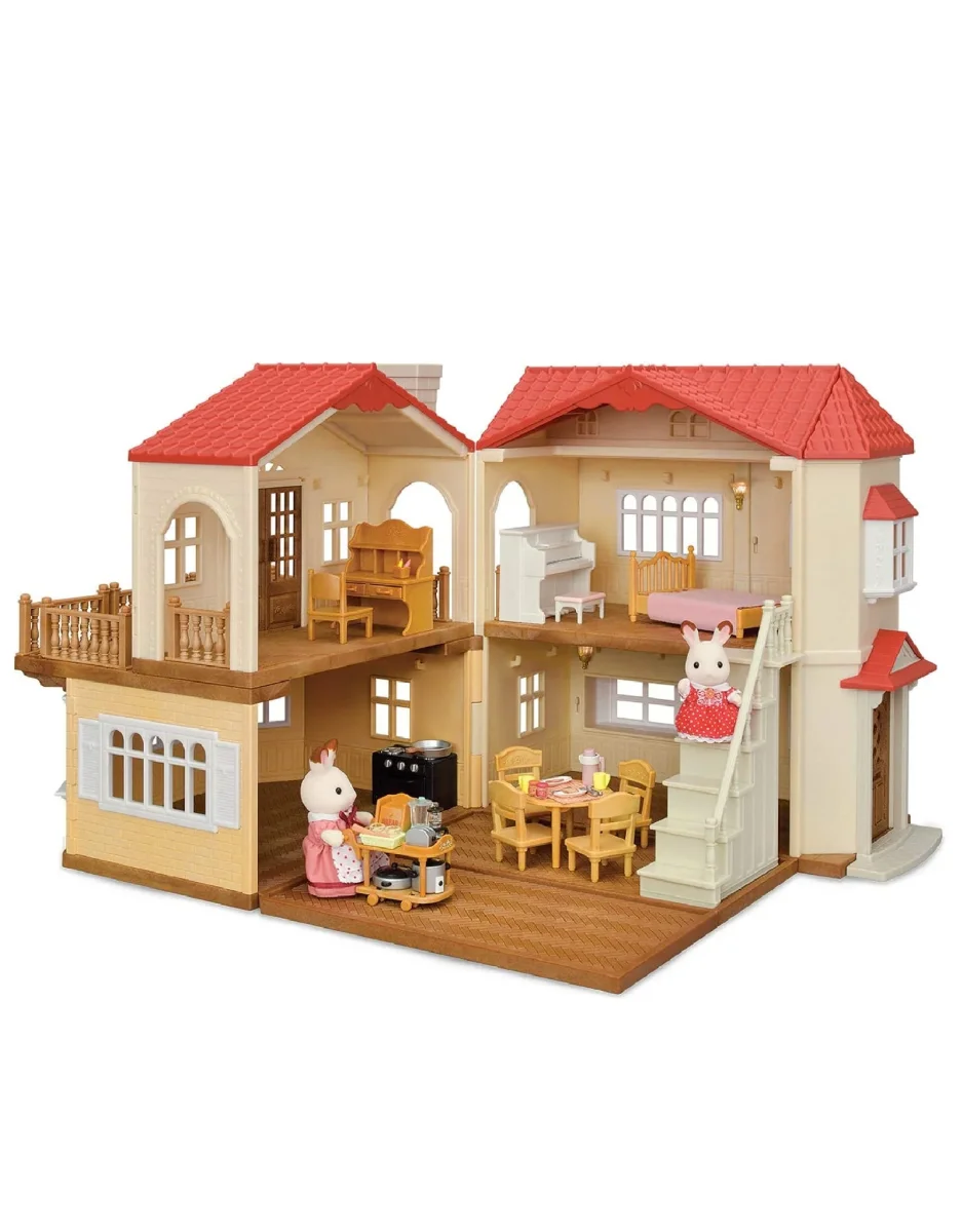 Maison Country home au toît rouge - Calico Critters - Boutique Maman & Bébé – Produits Essentiels HAVANA au Quotidien