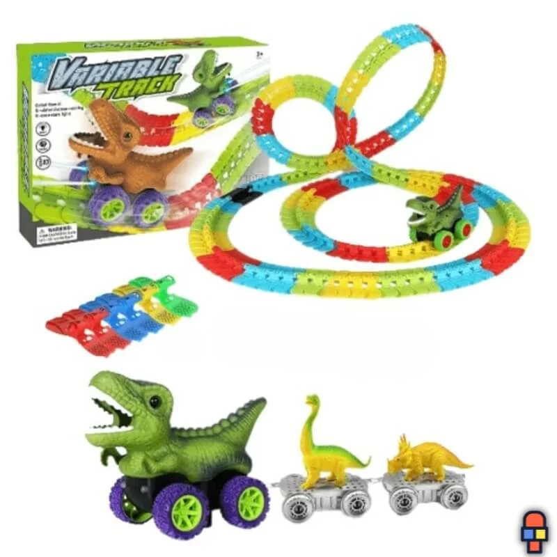 Circuit voiture enfant | Dino’Speed™ - Boutique Bébé en Ligne ChantiVille : Soins, Jouets et Articles Maison