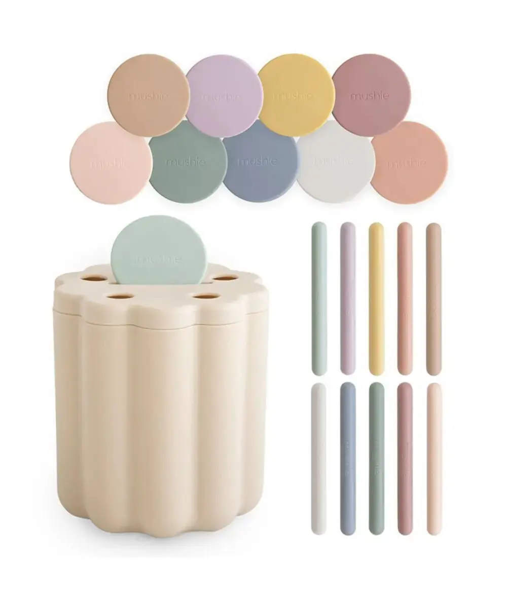 Boîte forme Coins Tubes Mushie Univers maison accessoires utiles vie
