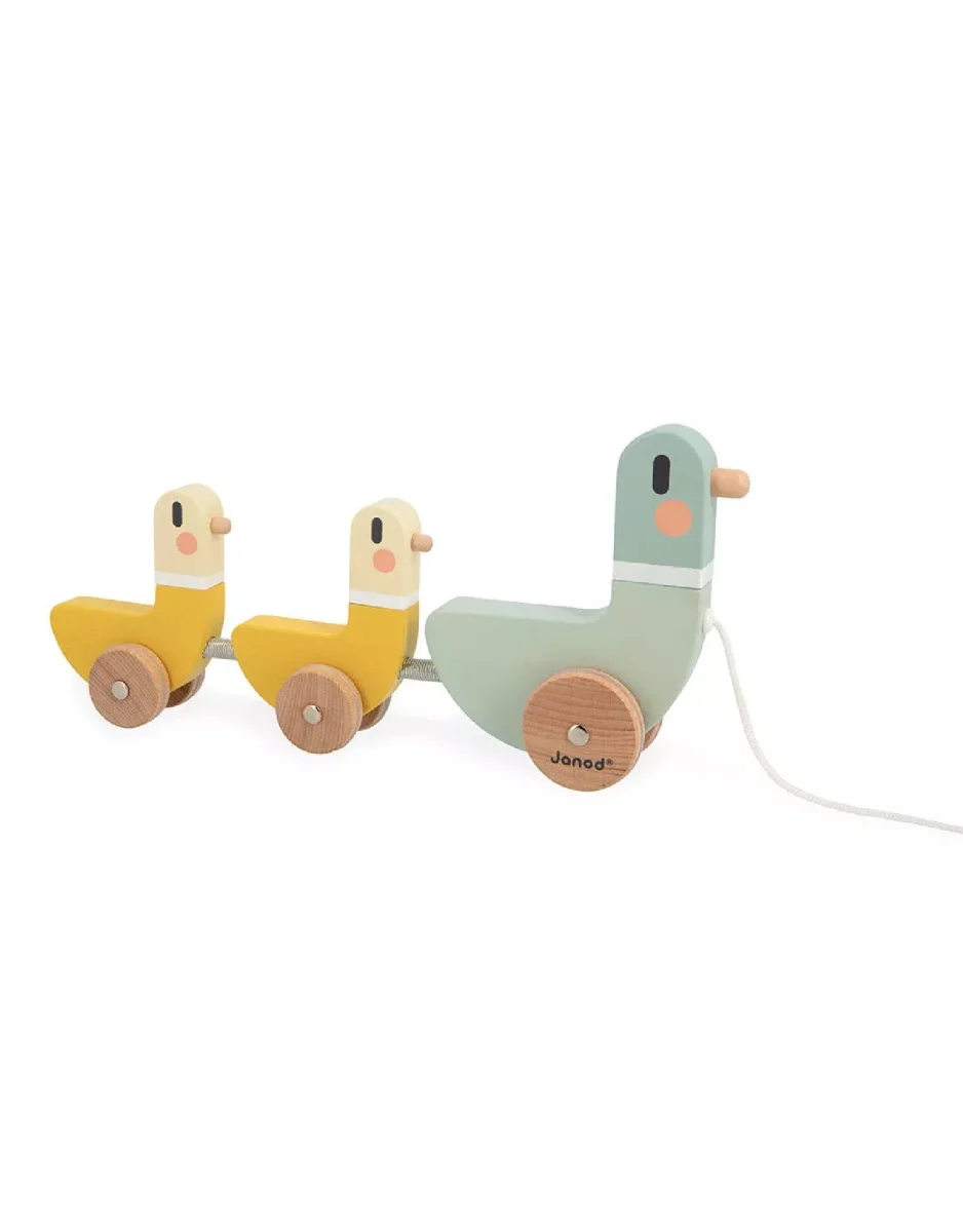 Canard à tirer - Sweet Cocoon - Janod - Boutique Maman & Bébé – Produits Essentiels au Quotidien - Babycalmine