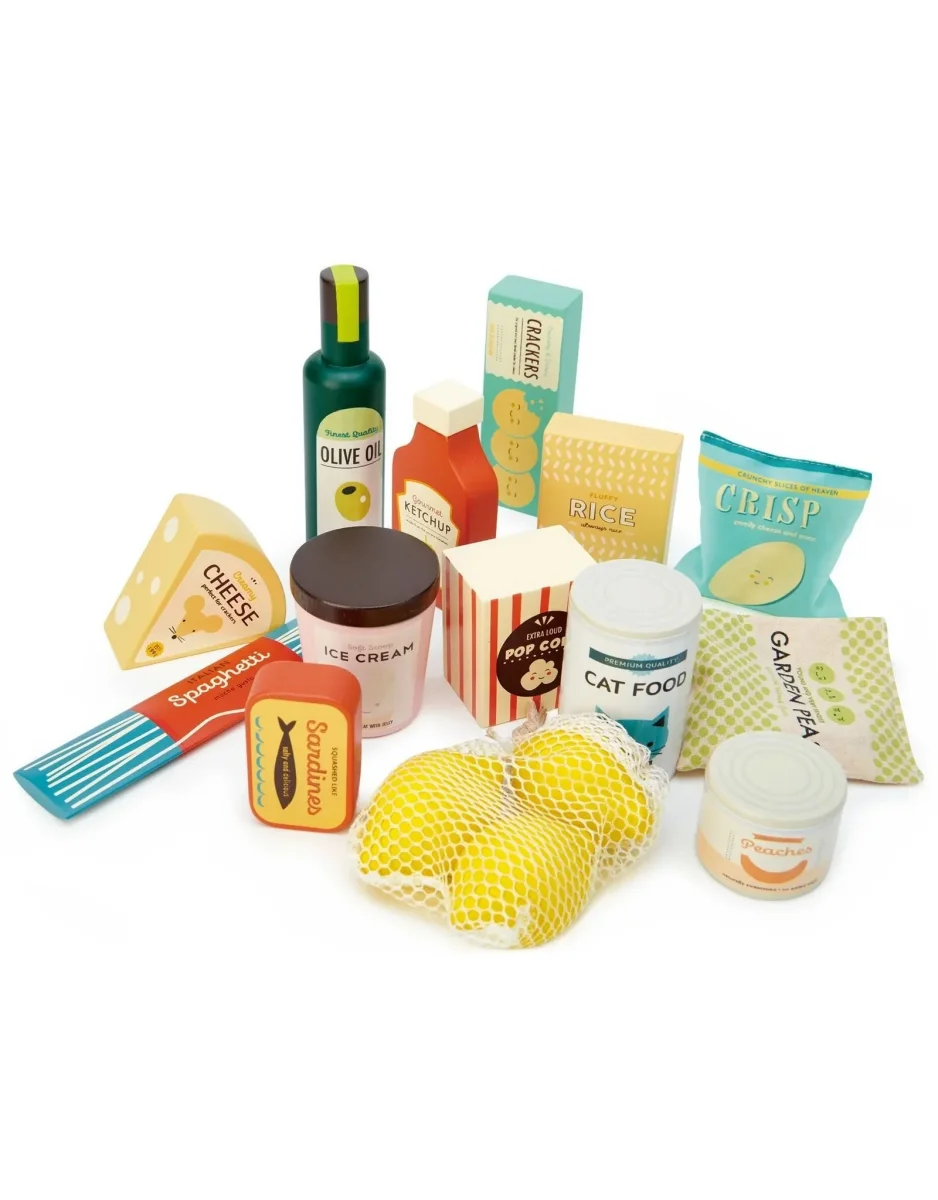 Ensemble épicerie Tender Leaf Toys Boutique Maman Bébé Produits Essentiels Quotidien