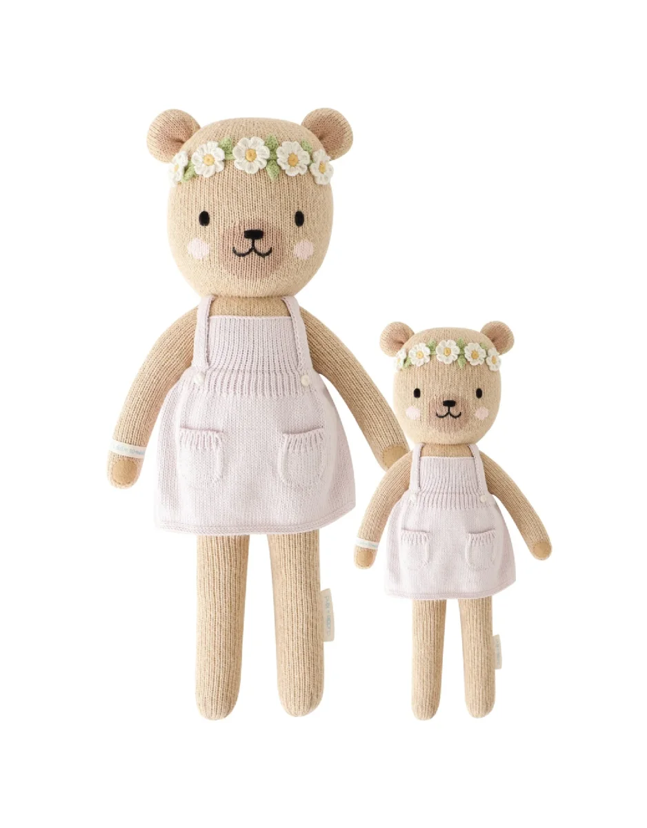 Peluche Olivia ourson miel Cuddle kind Boutique Maman Bébé Produits Essentiels Quotidien