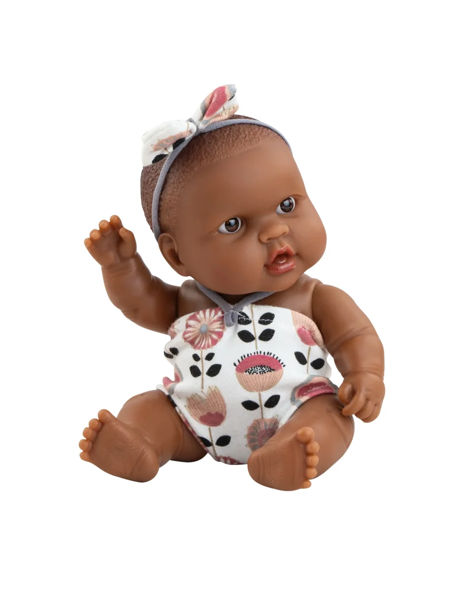Poupée Peques - Hebe avec barboteuse fleurs - Paola Reina - Boutique Maman & Bébé – Produits Essentiels au Quotidien - poupon corolle poupée fleur amp bébé produit