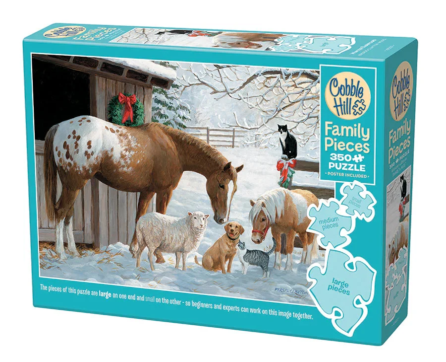 Cobble Hill Winter Barnyard piece Saldi Straordinari Offerte Speciali Disponibili Adesso
