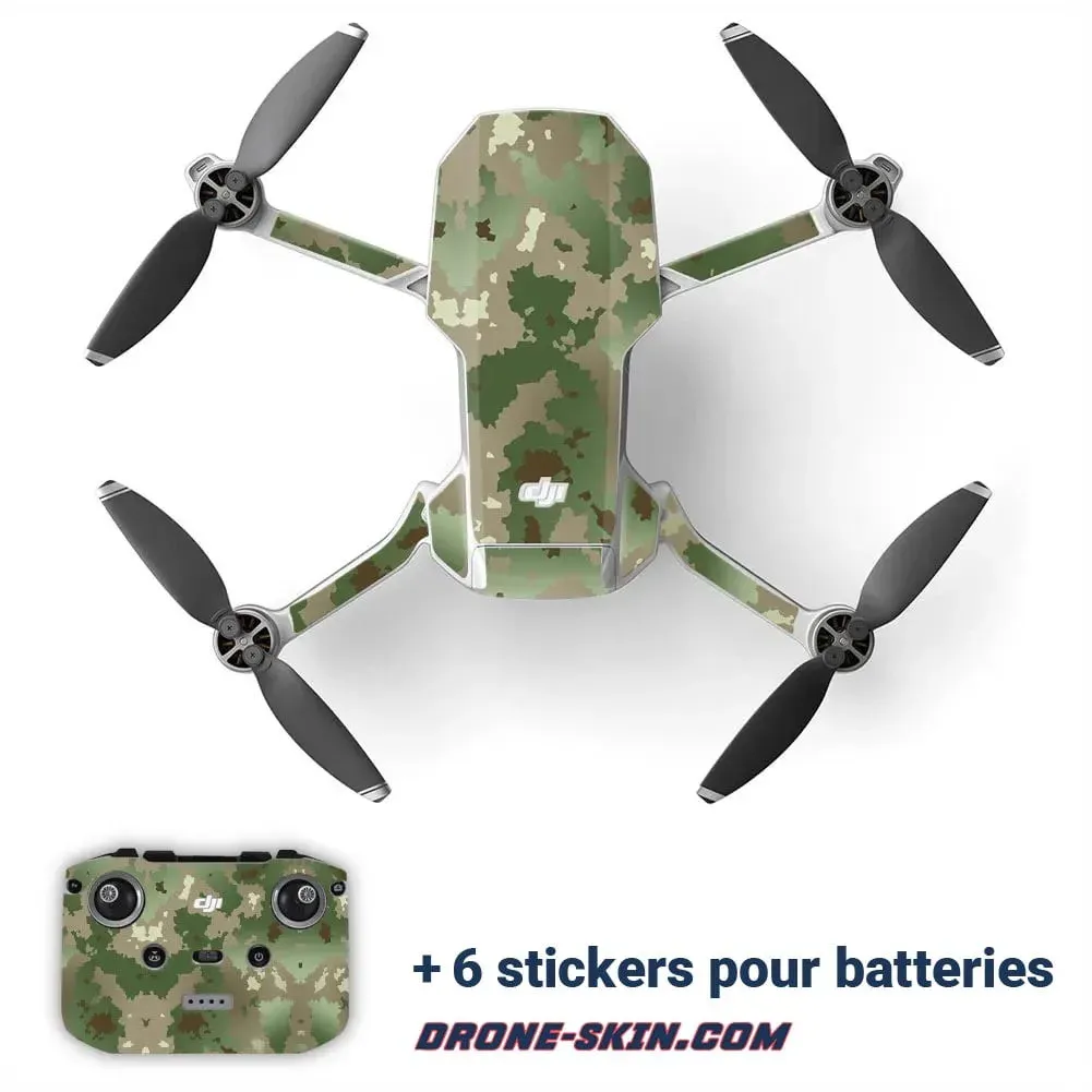 Sticker pour Drone DJI mini 1 et 2 Digital Camouflage - ​Drones Professionnels & Grand Public | Boutique Française​ Factory Boutique 6-Channel Black Backpack Anti-Drone System Device Built-in  Battery 150W 300-6GHz GaN Anti Fpv Dji Uav Jammer Module Power Amplifier -  Anti Drone, Anti