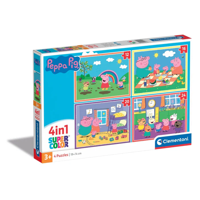 Peppa Pig - 1x12 + 1x16 + 1x20 + 1x24 pièces - E-shop mondial – Produits durables, modernes et accessibles partout Disney Classics - 1x12 + 1x16 + 1x20 + 1x24 pièces