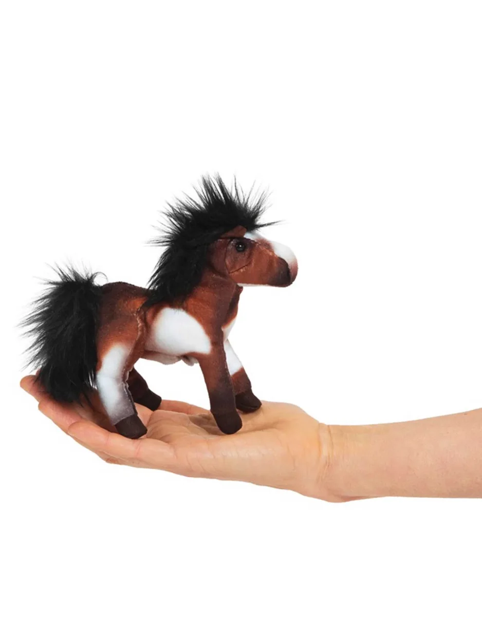 Marionnette à doigt - Mini cheval - Folkmanis - Boutique Maman meilleur & Bébé – Produits Essentiels au Quotidien
