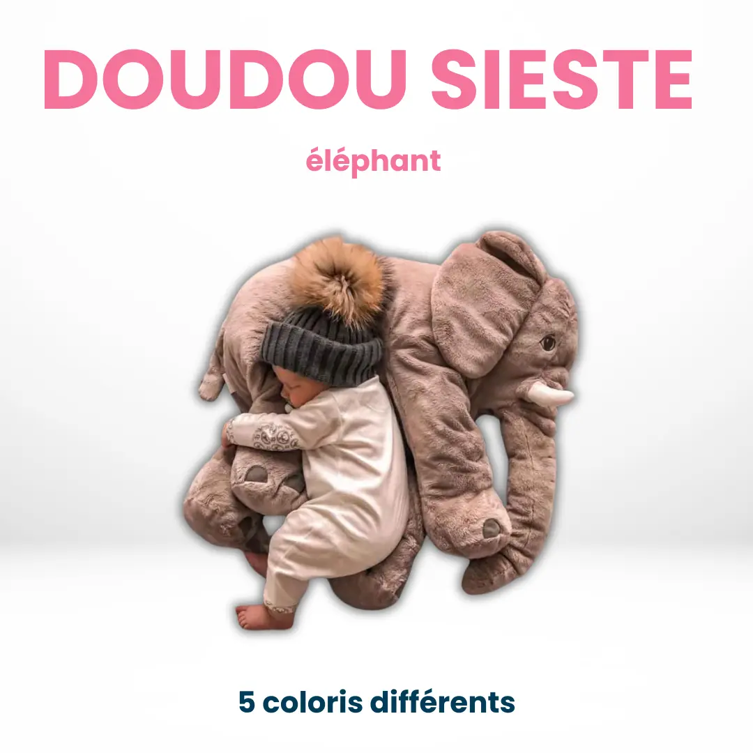 Doudou Sieste Éléphant Éclairage qualité frais port offerts
