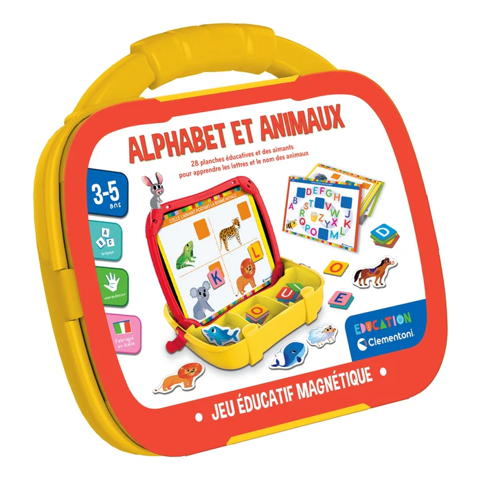 Mallette magnétique Alphabet animaux E-shop mondial Produits durables modernes accessibles