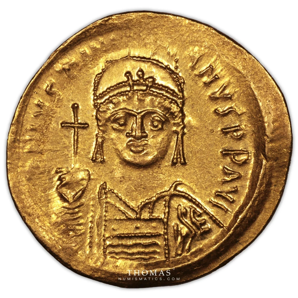 Monnaie – Justinien Ier – Solidus or – Constantinople – Byzantine – 527-565 - Vins Rouges Harmonieux pour Chaque Occasion - {'count': 2, 'name': 'Coin'}