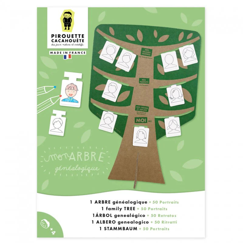 Pirouette Cacahouète Bricolage Arbre Pirouette Cacahouète Craft Family Tree Boutique Bébé Ligne Soins Jouets Articles Maison