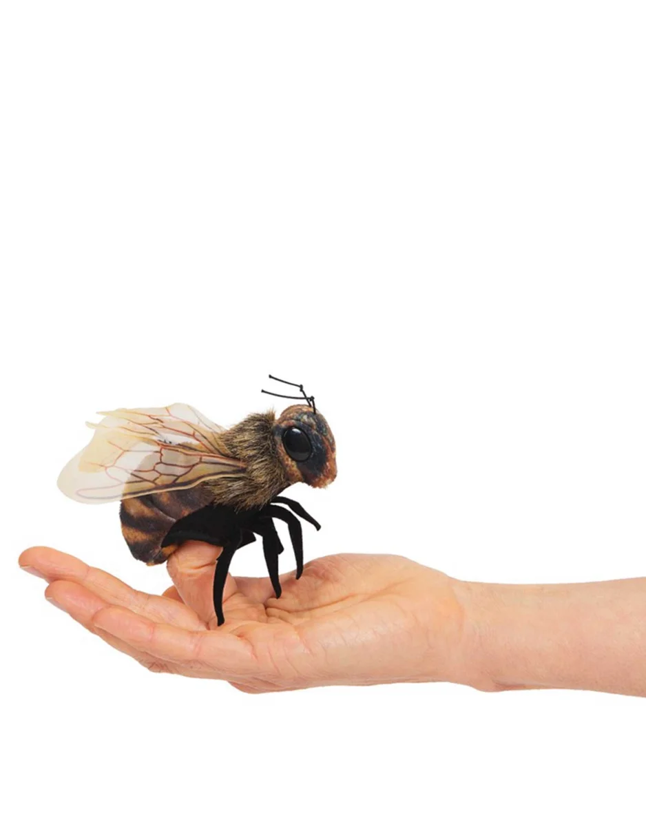 Marionnette doigt Mini Abeille Folkmanis Boutique Maman Bébé Produits Essentiels Quotidien