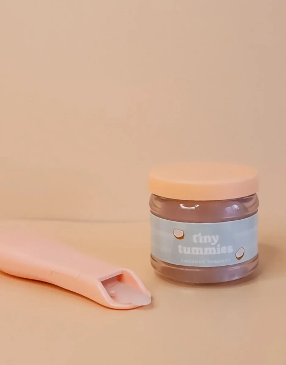 Ensemble Purée Tummies Poupée Yogourt coconut Harlow Boutique Maman Bébé Produits Essentiels Quotidien