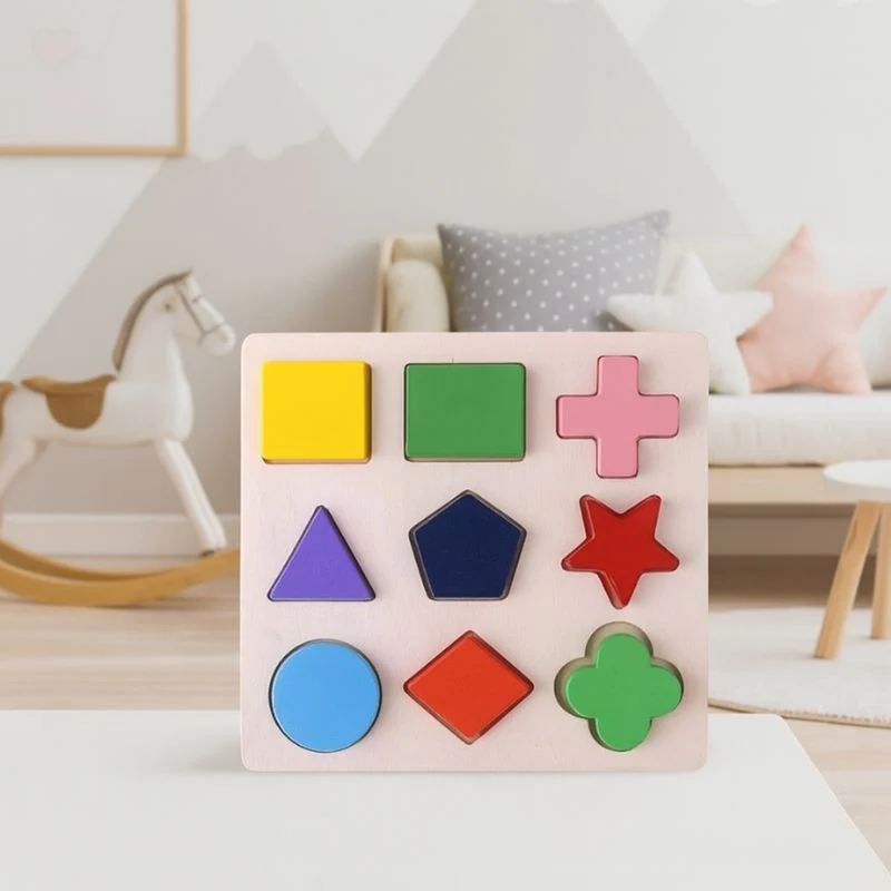 Puzzle en bois-Formes - Boutique Maman & Bébé – Produits Essentiels au Quotidien Puzzle bébé en bois "Animaux" (18 mois et +) Trixie - Dröm
