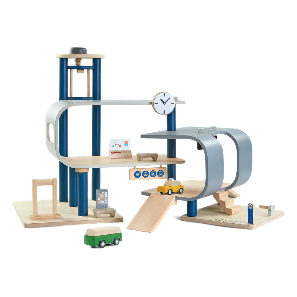 Plan Toys - Grande Gare Centrale||Plan Toys - Central Station - Boutique Bébé en Ligne : Soins, Jouets et Articles Maison PlanToys Gare centrale PlanWorld – Babipur
