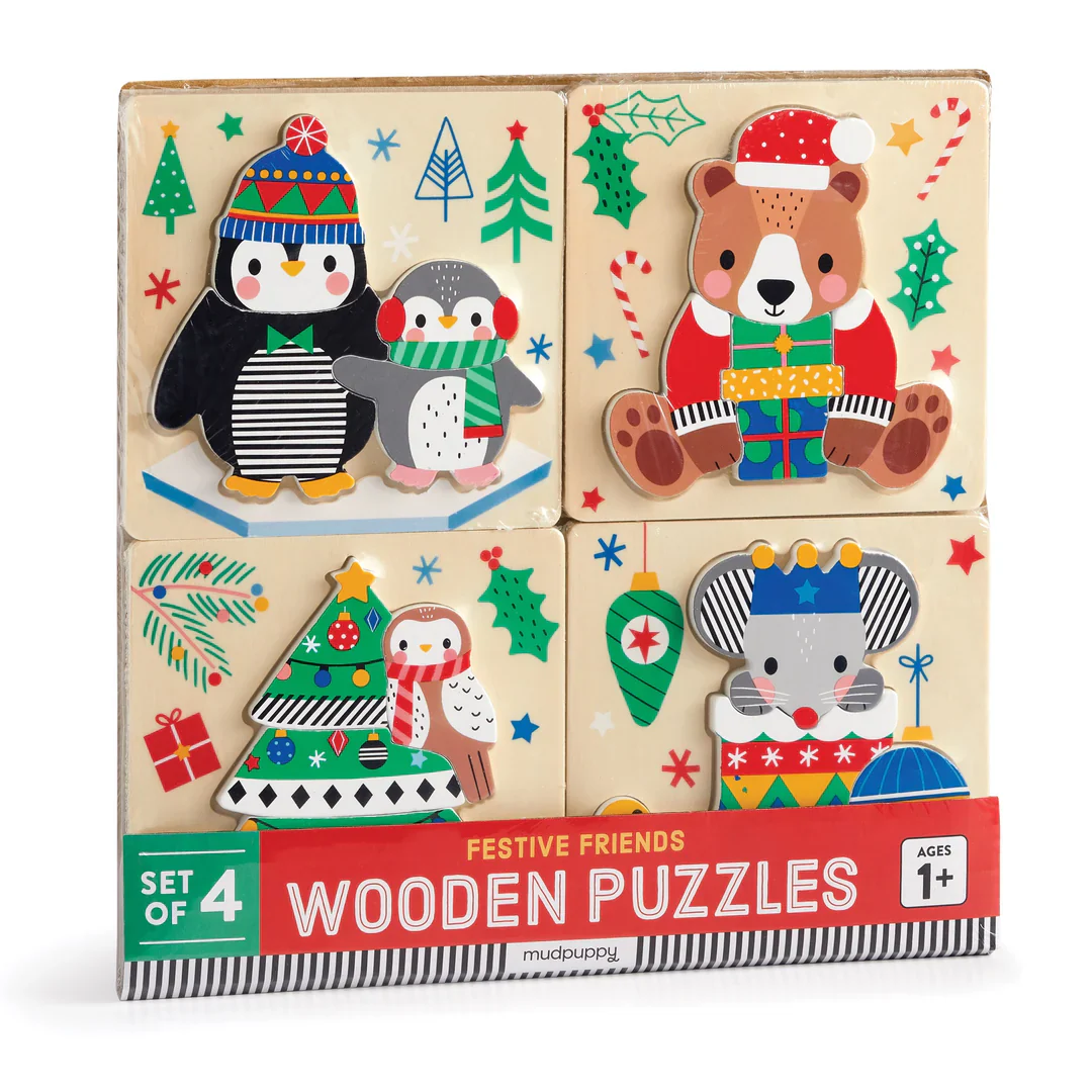 ENSEMBLE DE 4 CASSE-TÊTES EN BOIS "AMIS FESTIFS DE NOËL" - Boutique Maman & Bébé – Produits Essentiels au Quotidien Pack Casse-têtes Premiers Défis – Jeux en bois + mini casse-tête offert |  Jeux Faugère