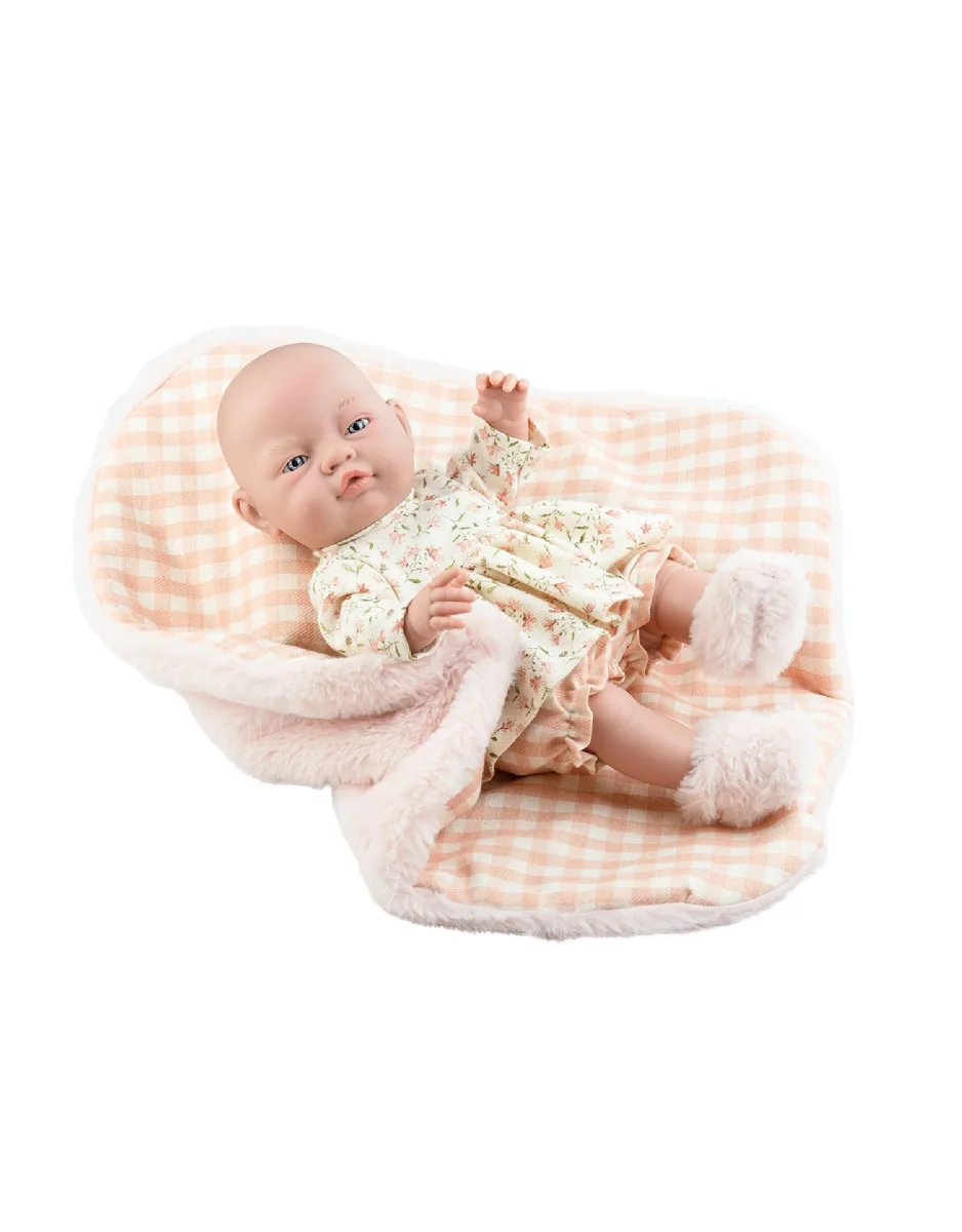 Poupée Los Bebitos - Bébé fille avec robe à fleurs, pantoufles et couverture douce - Paola Reina - Boutique Maman & Bébé – Produits Essentiels au Quotidien Zapf Baby Born Dresses de vêtements pour poupées – Accessoires pour poupées  (Robes pour poupées, 3 année(s), Multicolore, Fille,