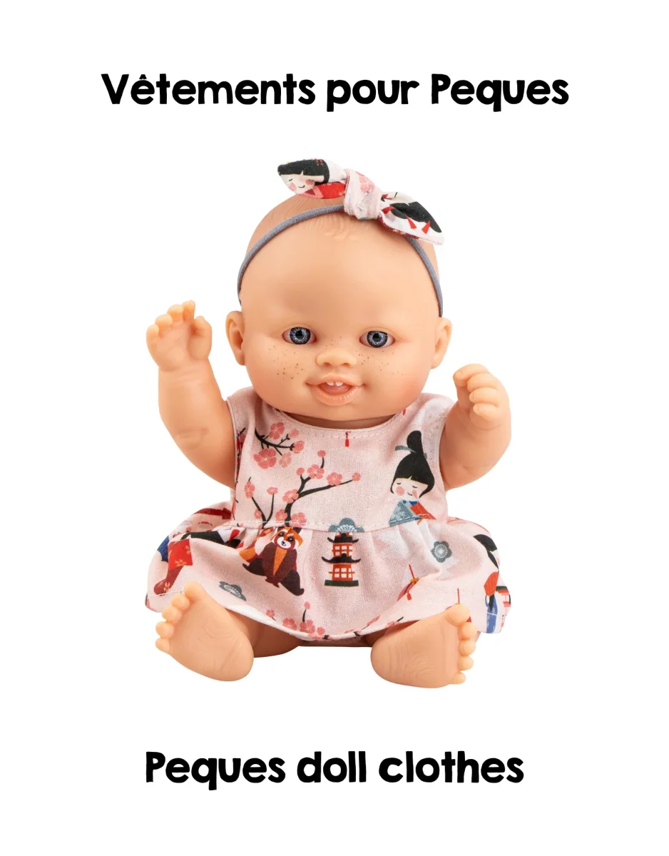 Vêtements de poupée Peques - Robe orientale - Paola Reina - Boutique Maman & Bébé – Produits Essentiels au Quotidien - Bonjour little