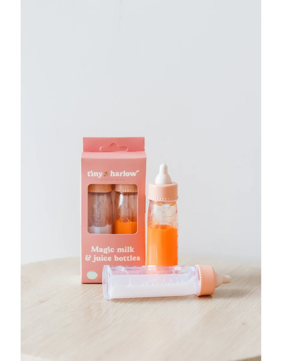 Ensemble de lait et jus en bouteille pour Poupée - Bébé Tiny Harlow - Boutique Maman & Bébé – Produits Essentiels au Quotidien