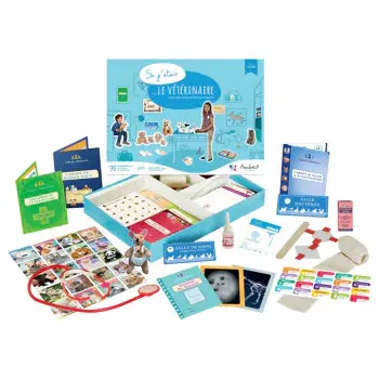 Si j'étais Ie vétérinaire - Jeu d'imitation éducatif - Boutique Maman & Bébé – Produits Essentiels au Quotidien - {'count': 1, 'name': 'Vêtements'}