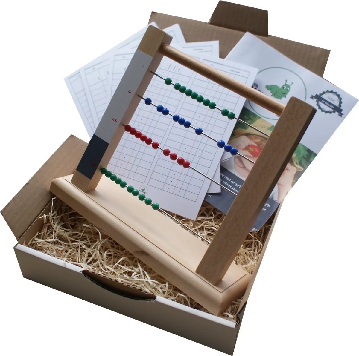 Boulier Montessori - Boutique Maman & Bébé – Produits Essentiels au Quotidien - {'count': 1, 'name': 'Eléphant'}