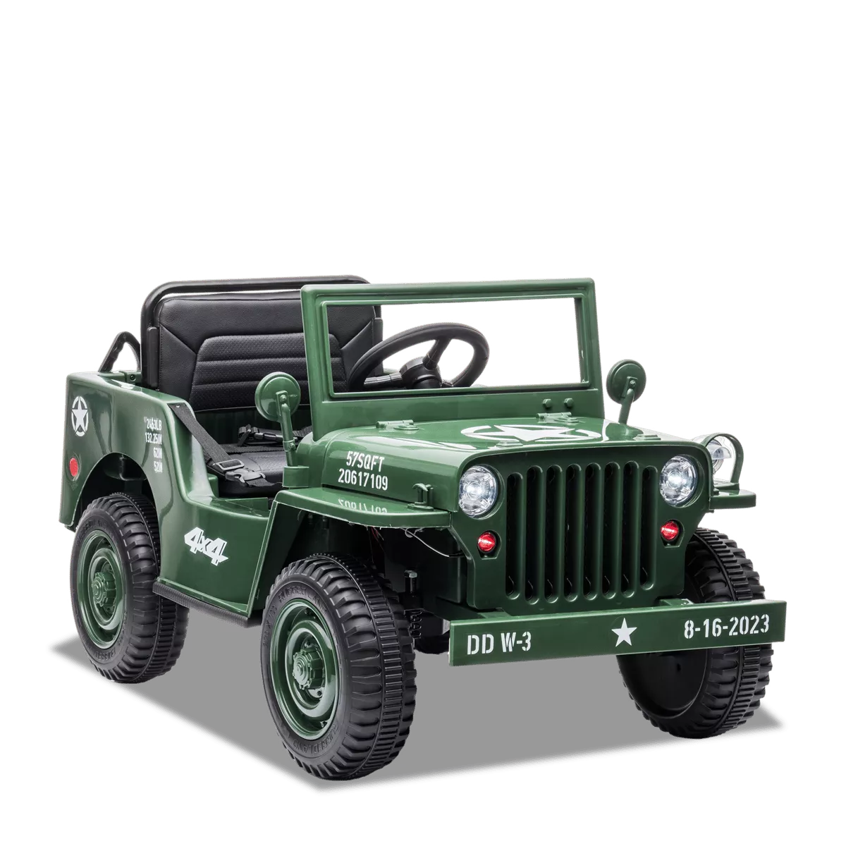 Voiture enfant électrique | Jeep Willys Vert - ​Drones Professionnels & Grand Public | Boutique Française​ Voiture électrique radiocommandée Jeep Willys RC 1... MHDPro Voitures RC en  kit chez 1001hobbies