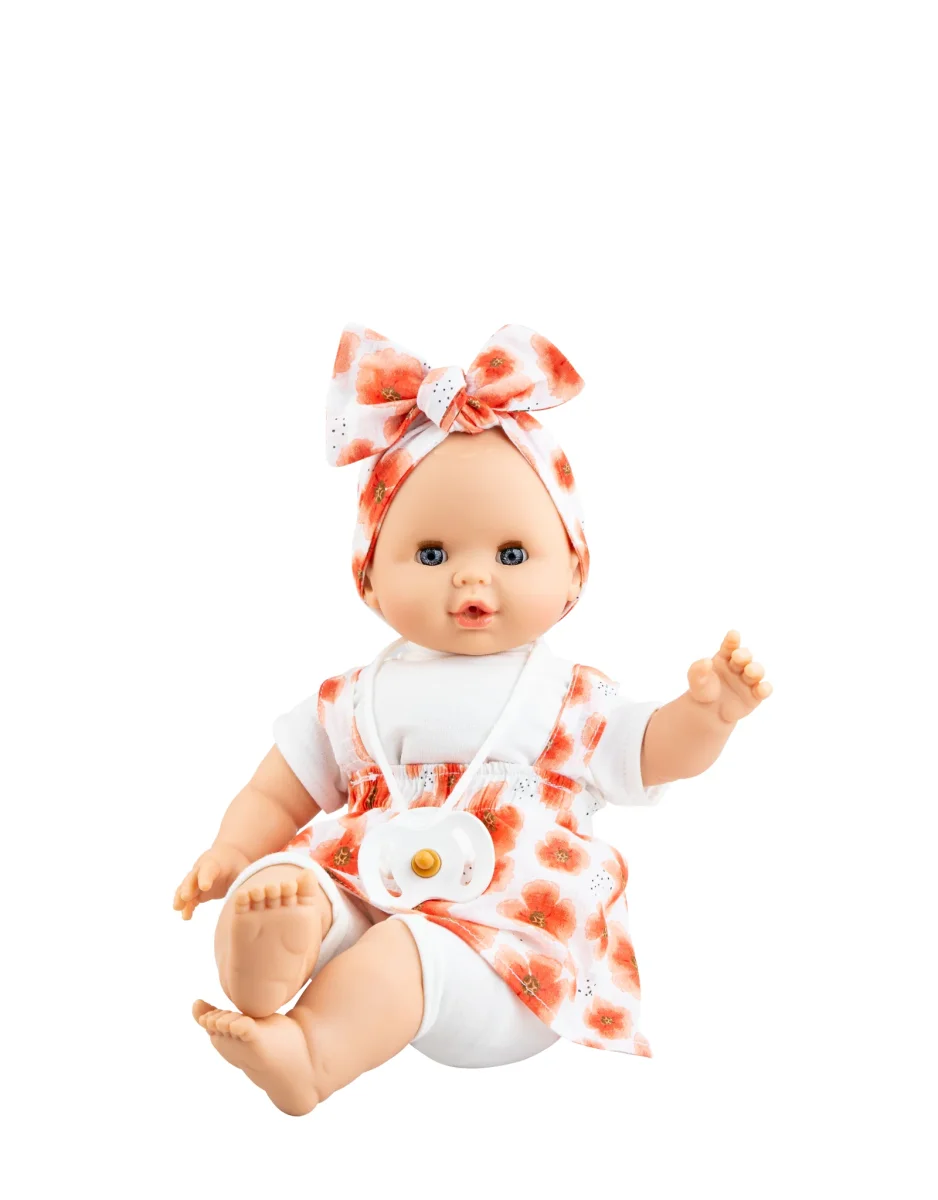 Poupée Alex Sonia Sonia salopette fleurie bandeau Paola Reina Boutique Maman Bébé Produits Essentiels Quotidien