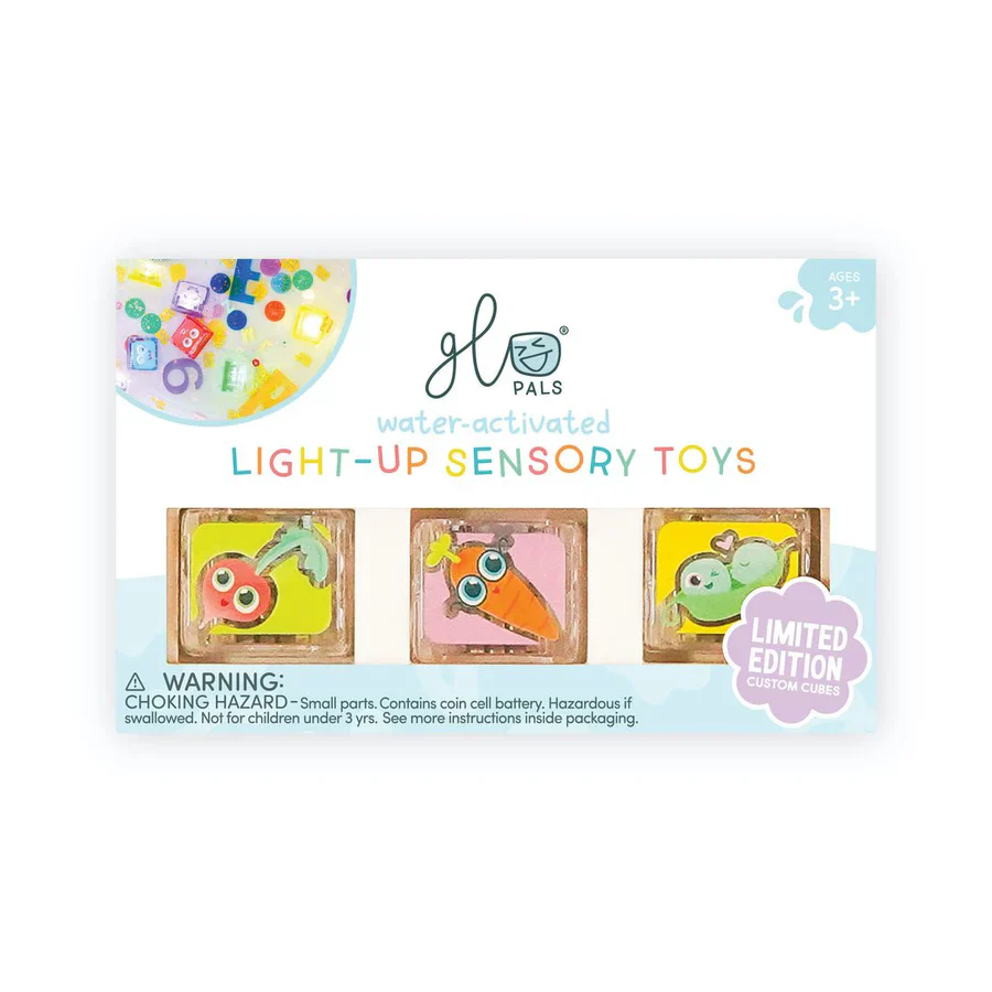 Glo Pals Édition Limitée Cubes Lumineux Roots amp Fruits Pals Limited Edition Light Up Cube Roots amp Fruits Boutique Bébé Ligne Soins Jouets Articles Maison