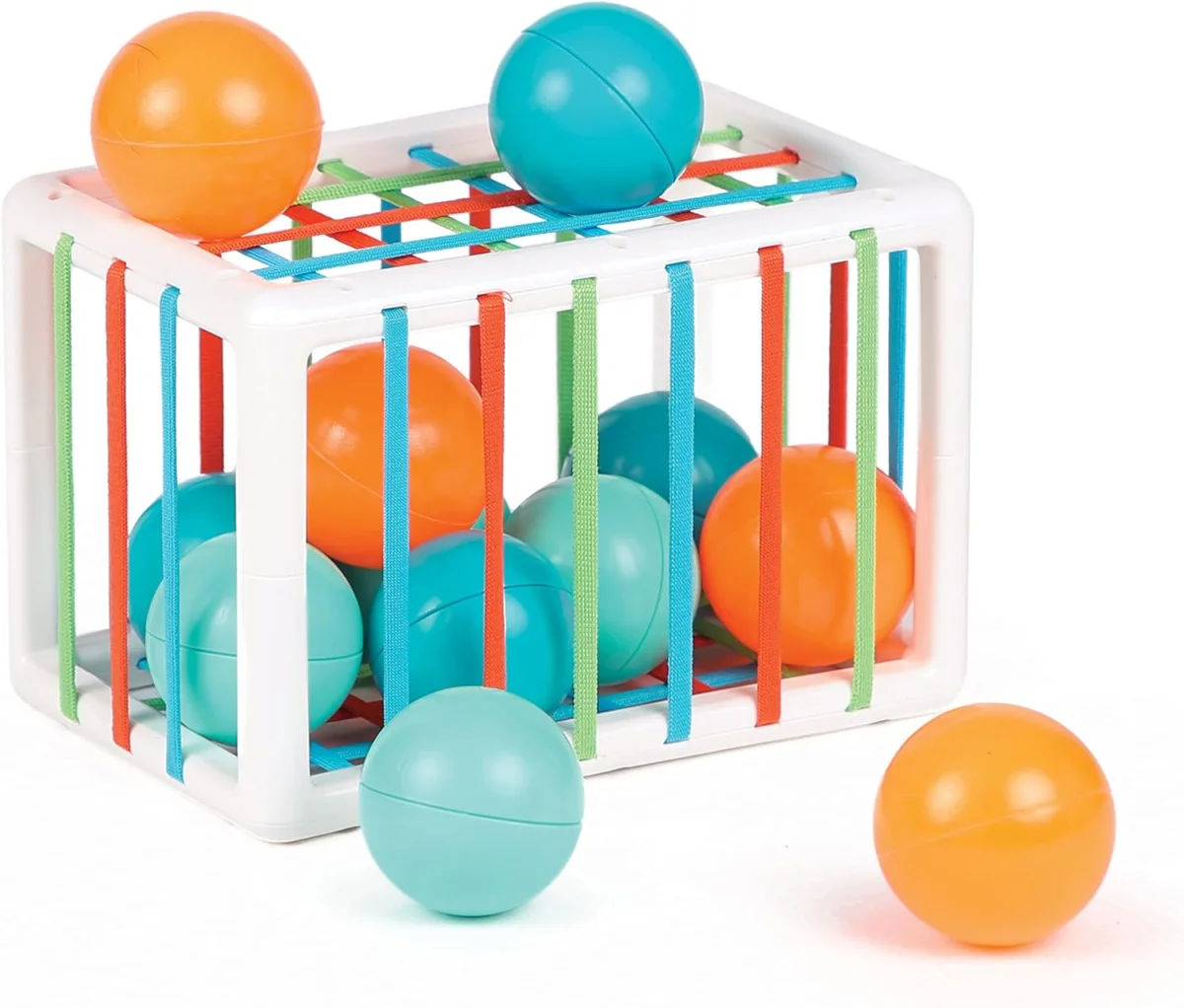 Cube de manipulation Montessori Ludi pour bébé dès 10 mois - Vins Rouges Harmonieux pour Chaque Occasion - {'count': 1, 'name': 'Mushie'}