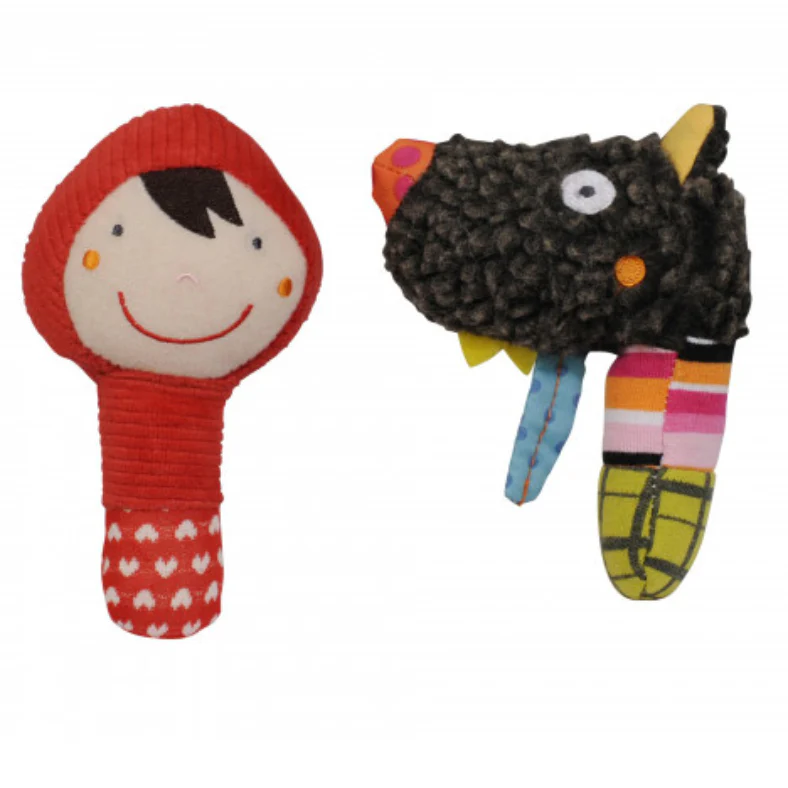 MARACAS EN TISSU LOULOUP ET CHAPERON ROUGE - Boutique Maman & Bébé – Produits Essentiels au Quotidien - {'count': 1, 'name': 'Amk'}