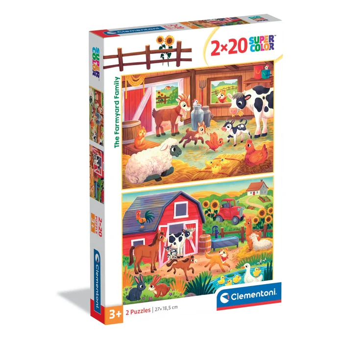 The Farmyard Family - 2x20 pièces - E-shop mondial – Produits durables, modernes et accessibles partout - Couches