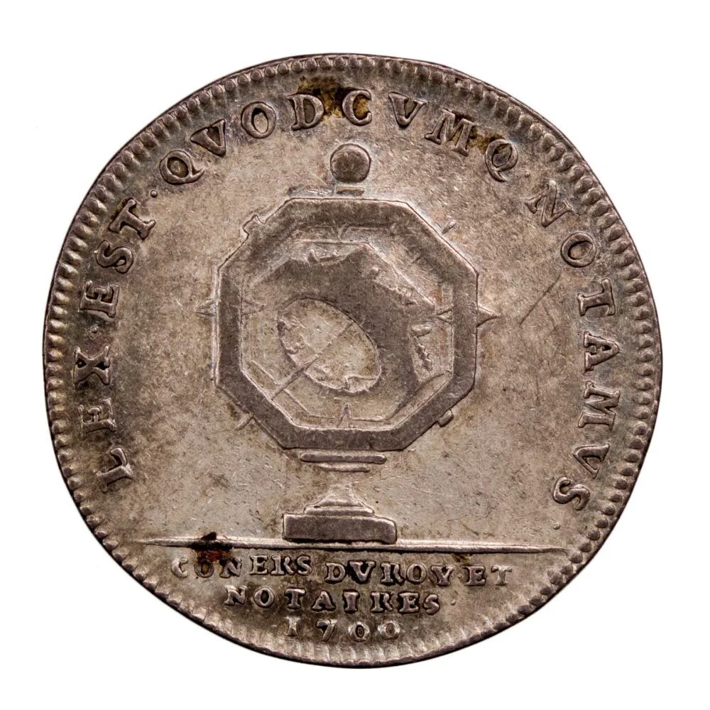 Louis XIV Jeton notaire 1700 - Vins Rouges Harmonieux pour Chaque Occasion Louis Philippe - Jeton de Notaire - ND
