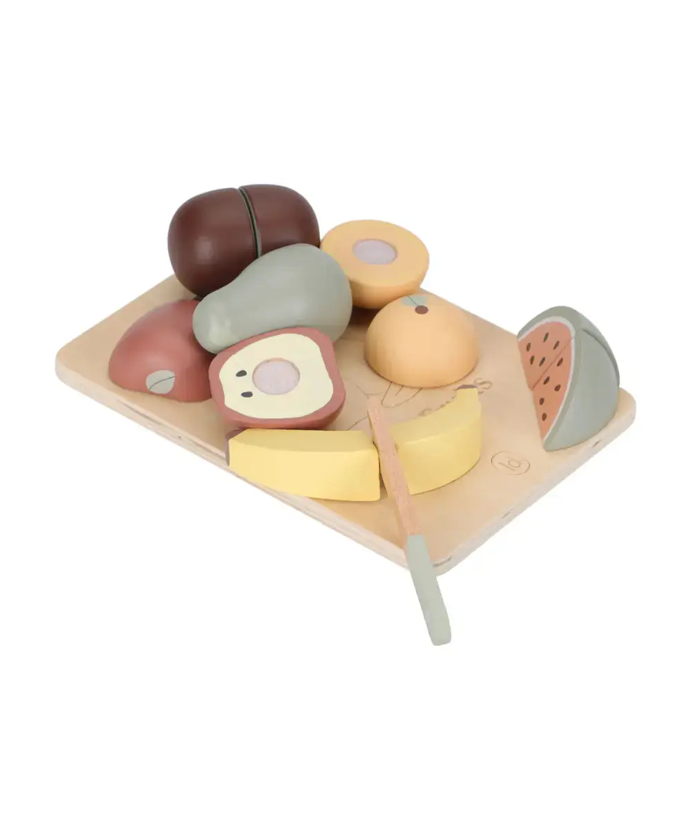 Fruits à découper en bois | Little Dutch - Univers maison et accessoires utiles pour une vie simplifiée - vertbaudet fruit bois maison vie