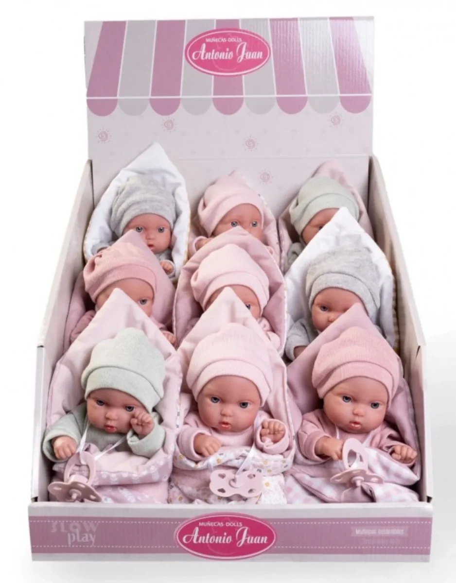 Poupée Picolin 21 cm - Poupée avec suce et couverture enveloppante - Antonio Juan - Boutique Maman & Bébé – Produits Essentiels au Quotidien Poupon avec Couverture d'Emmaillotage 35 cm | Smyths Toys France